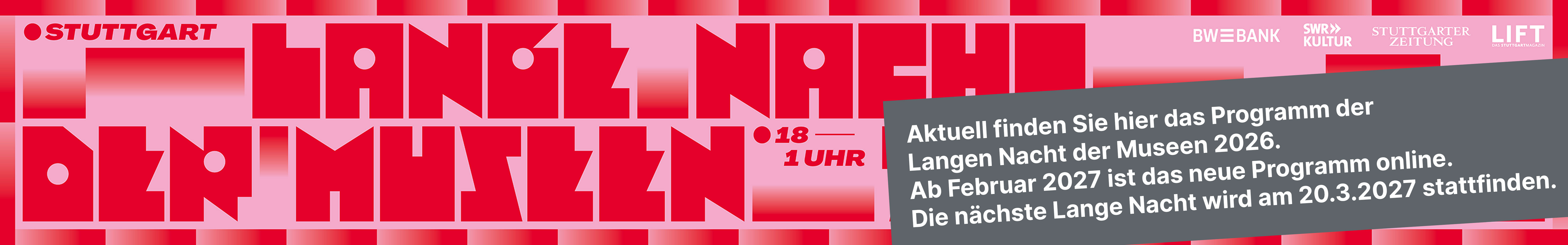 Lange Nacht der Museen in Stuttgart 2026