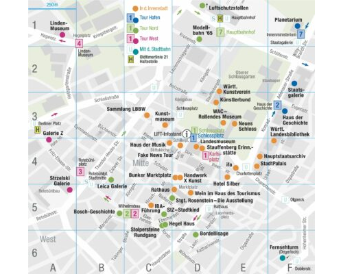 Stadtplan Innenstadt